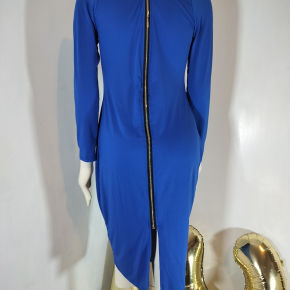& Other Stories Royal Blue Long Sleeve Dress - Picture 6 of 9